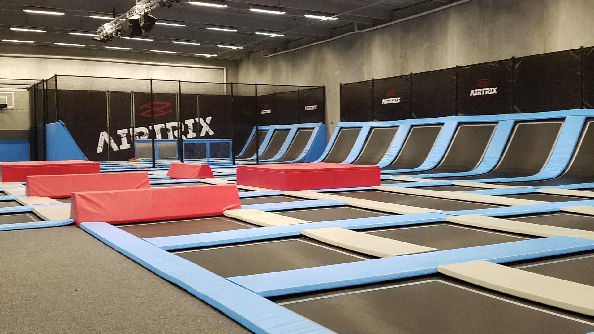 example of trampoline park built by Masterplay